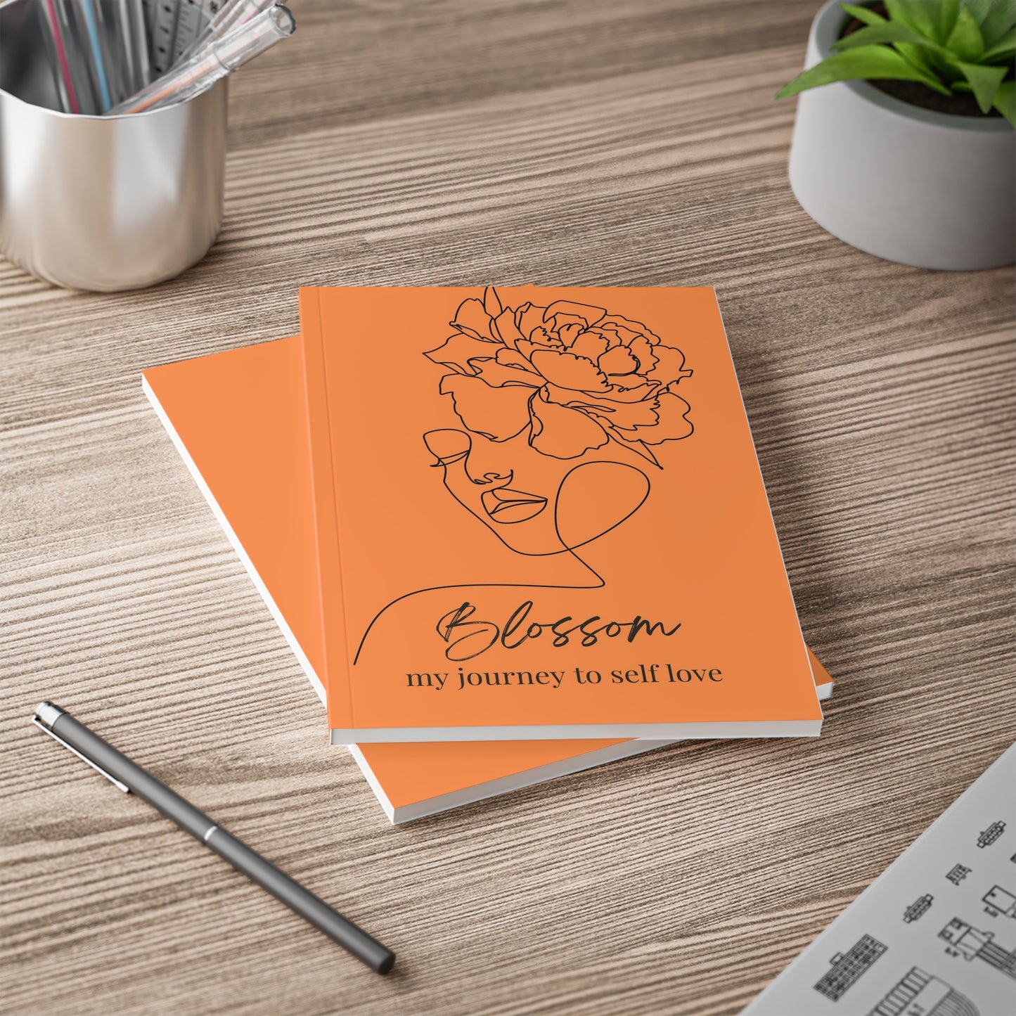 Self Love Daily Journal, Softcover Notebook, A5 - KathyRoseNaturals