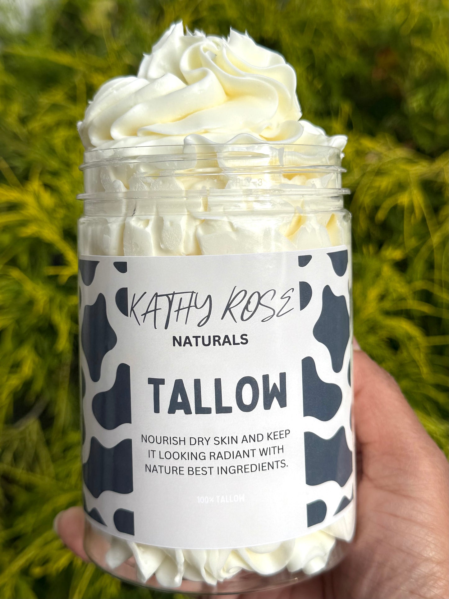 100% Grass Fed Tallow Body Cream - KathyRoseNaturals