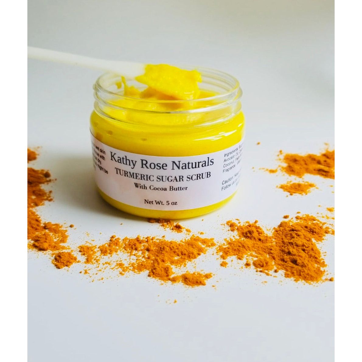 Turmeric Face & Body Exfoliating Scrub - KathyRoseNaturals