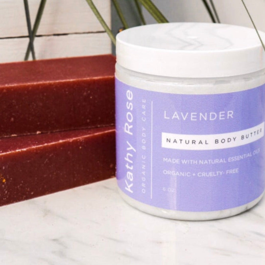 Lavender Whipped Shea Butter - KathyRoseNaturals