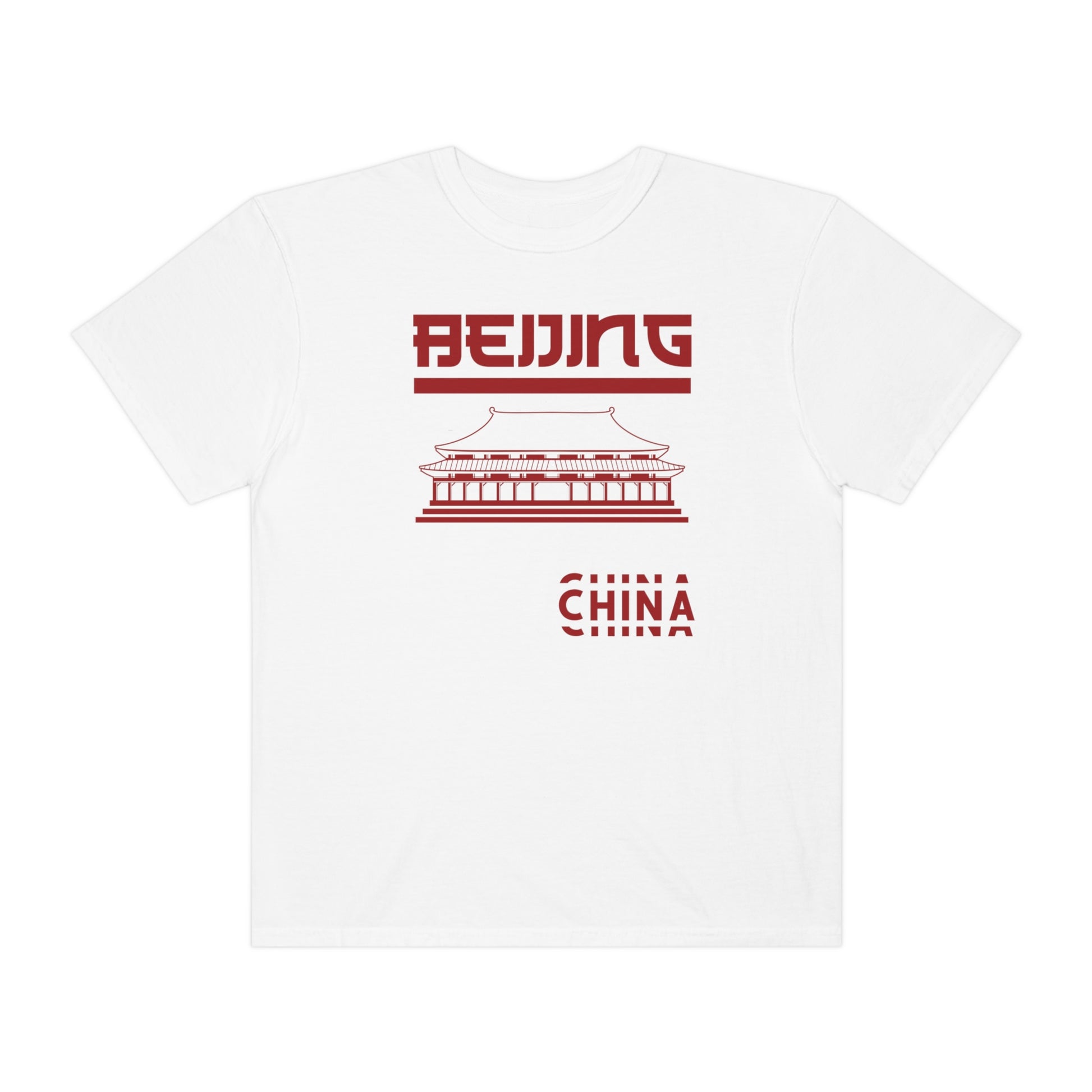 Beijing Unisex Garment-Dyed T-shirt - KathyRoseNaturals