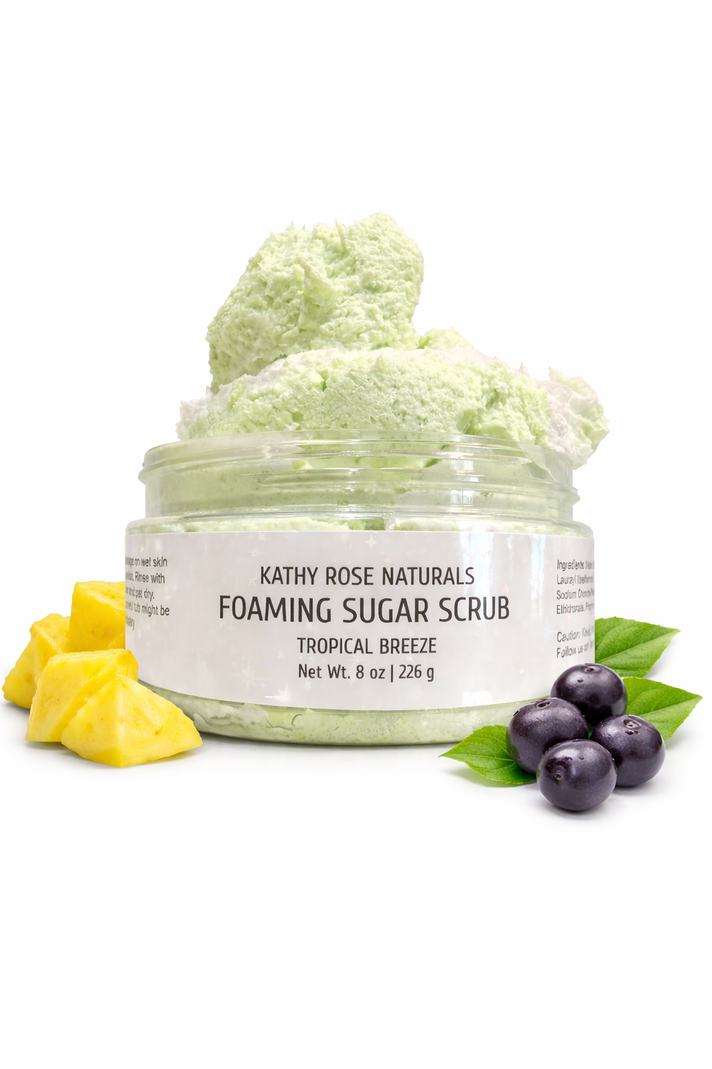 Foaming Sugar Scrubs