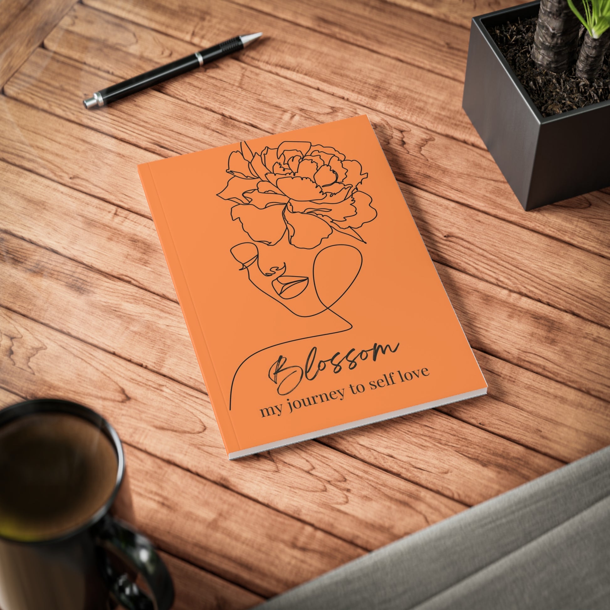 Self Love Daily Journal, Softcover Notebook, A5 - KathyRoseNaturals