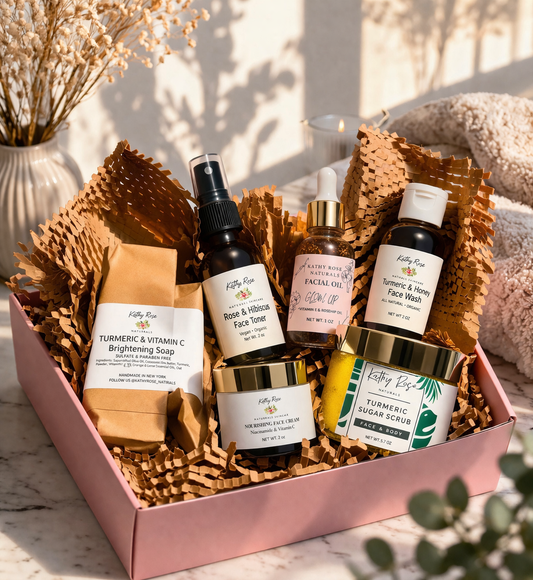 Glow Up Kit ✨ Complete Skincare Set | Cleanser, Toner, Cream & Facial Oil | Hydrating + Brightening Routine ($88 Value)