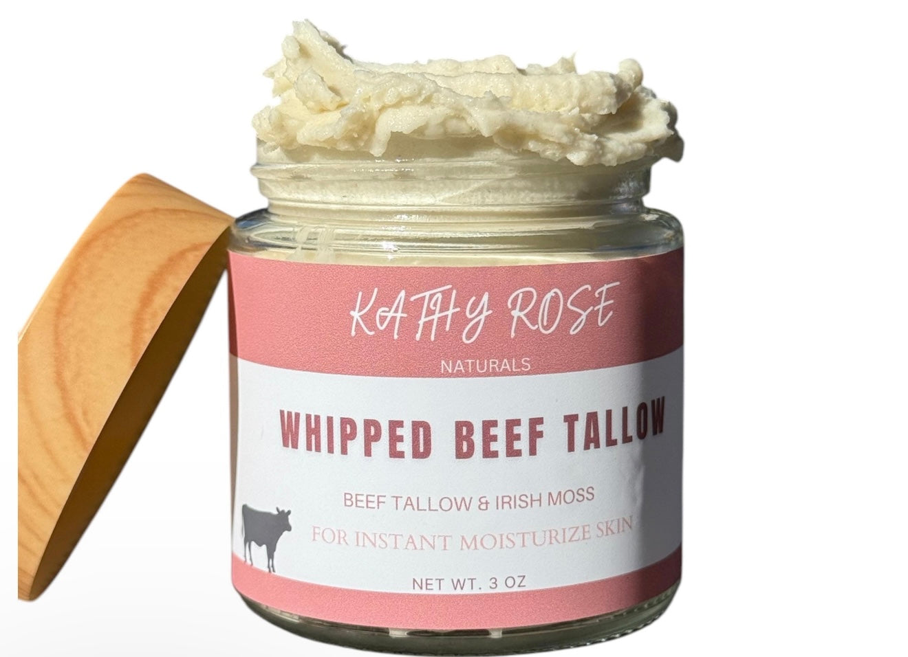 Whipped beef tallow body moisturizer 