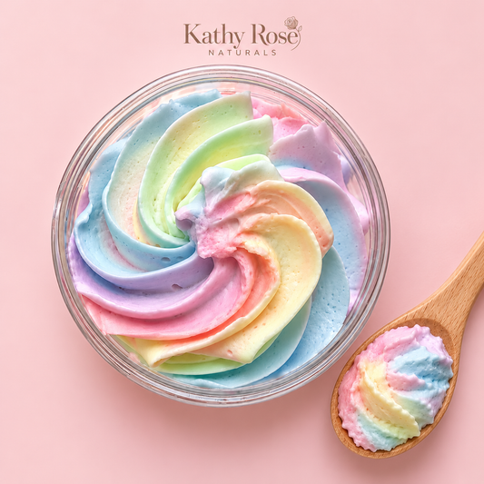Unicorn Cotton Candy Body Butter, Body Moisturizer For Dry Skin, Whipped Shea Butter