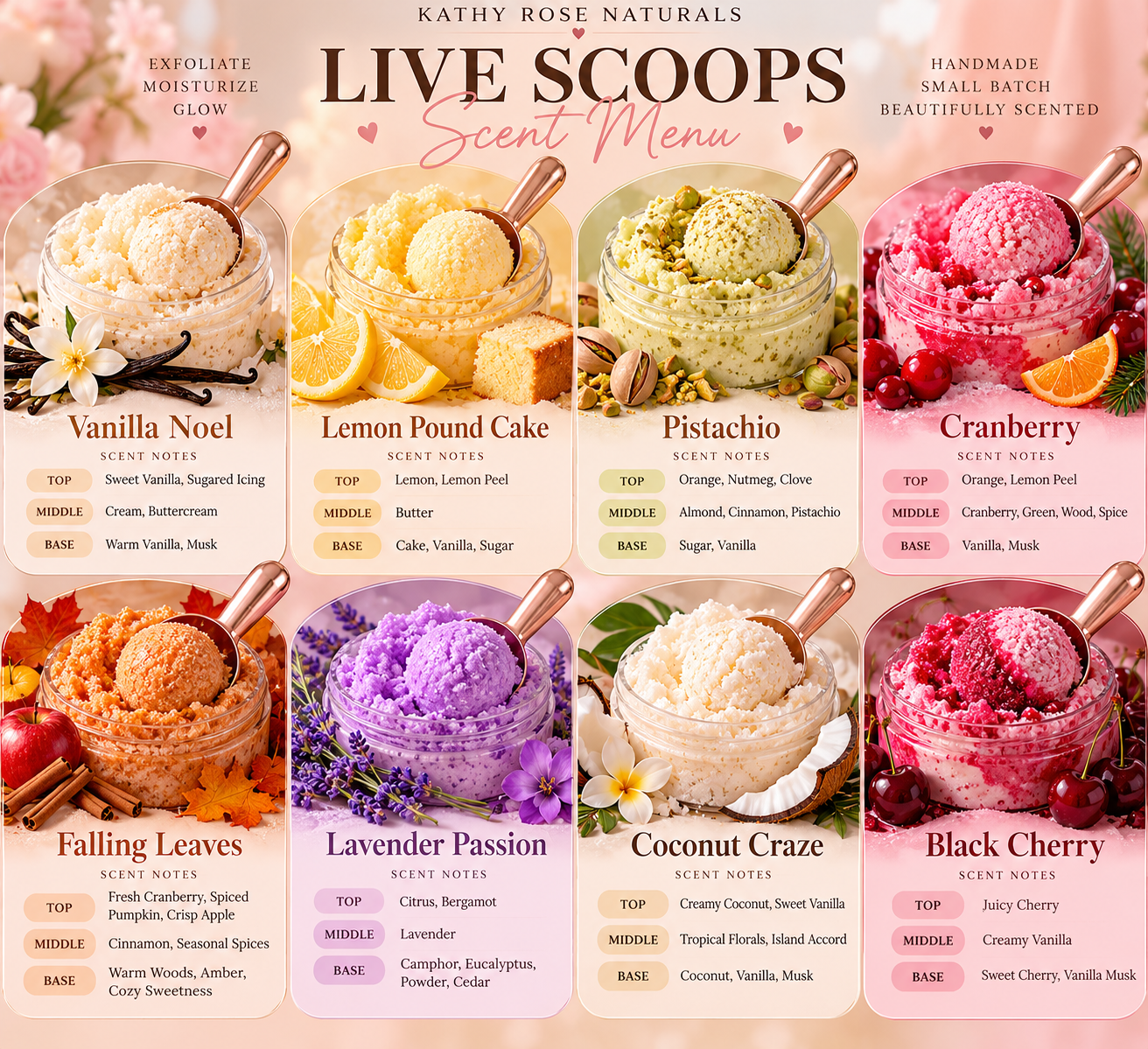 LIVE Scoops Selection Foaming Body Scrub 12 oz Tub