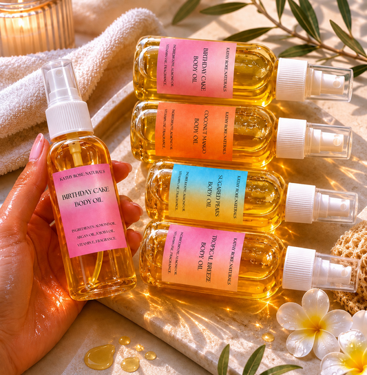 Golden Glow Body Oils for Dry Skin | Nourishing Everyday Body Oils
