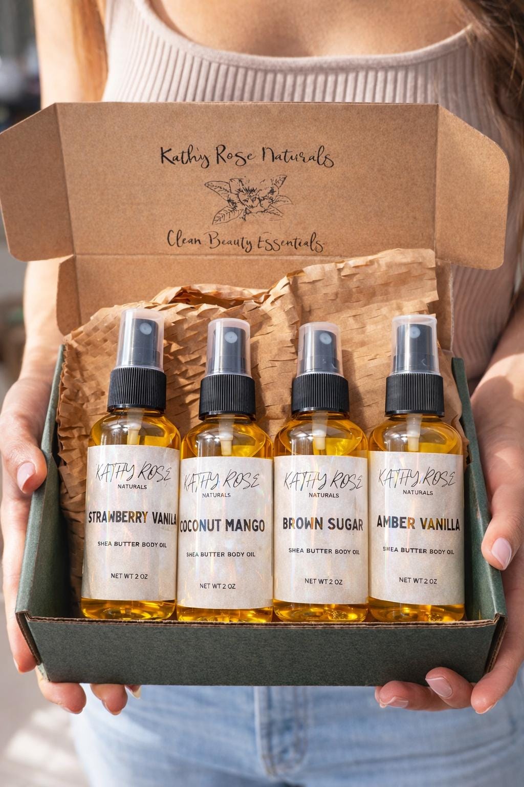 Shea Butter Body Oils, Shea Butter & Self-Care Kit