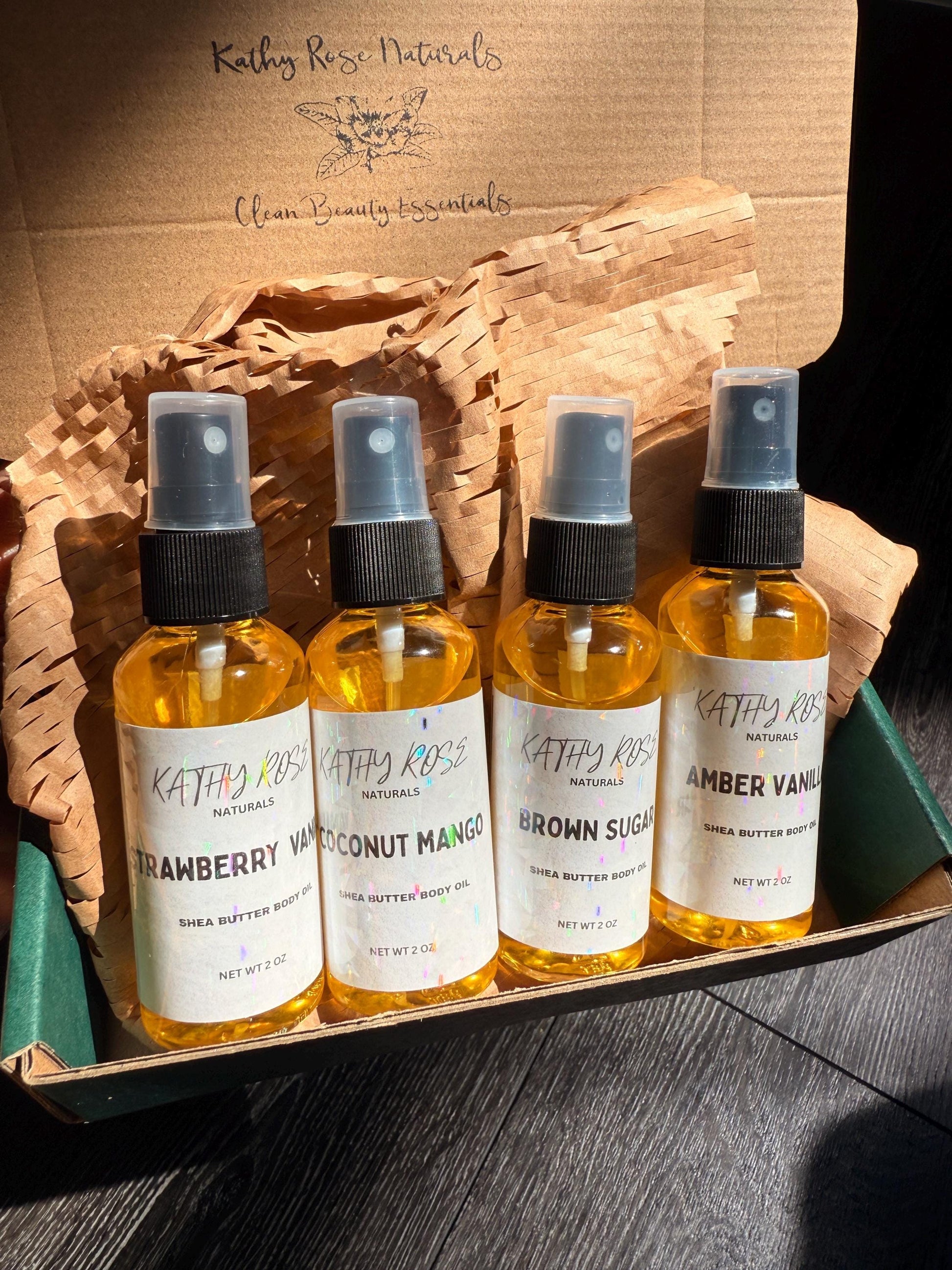 Shea Butter Body Oils, Shea Butter & Self-Care Kit