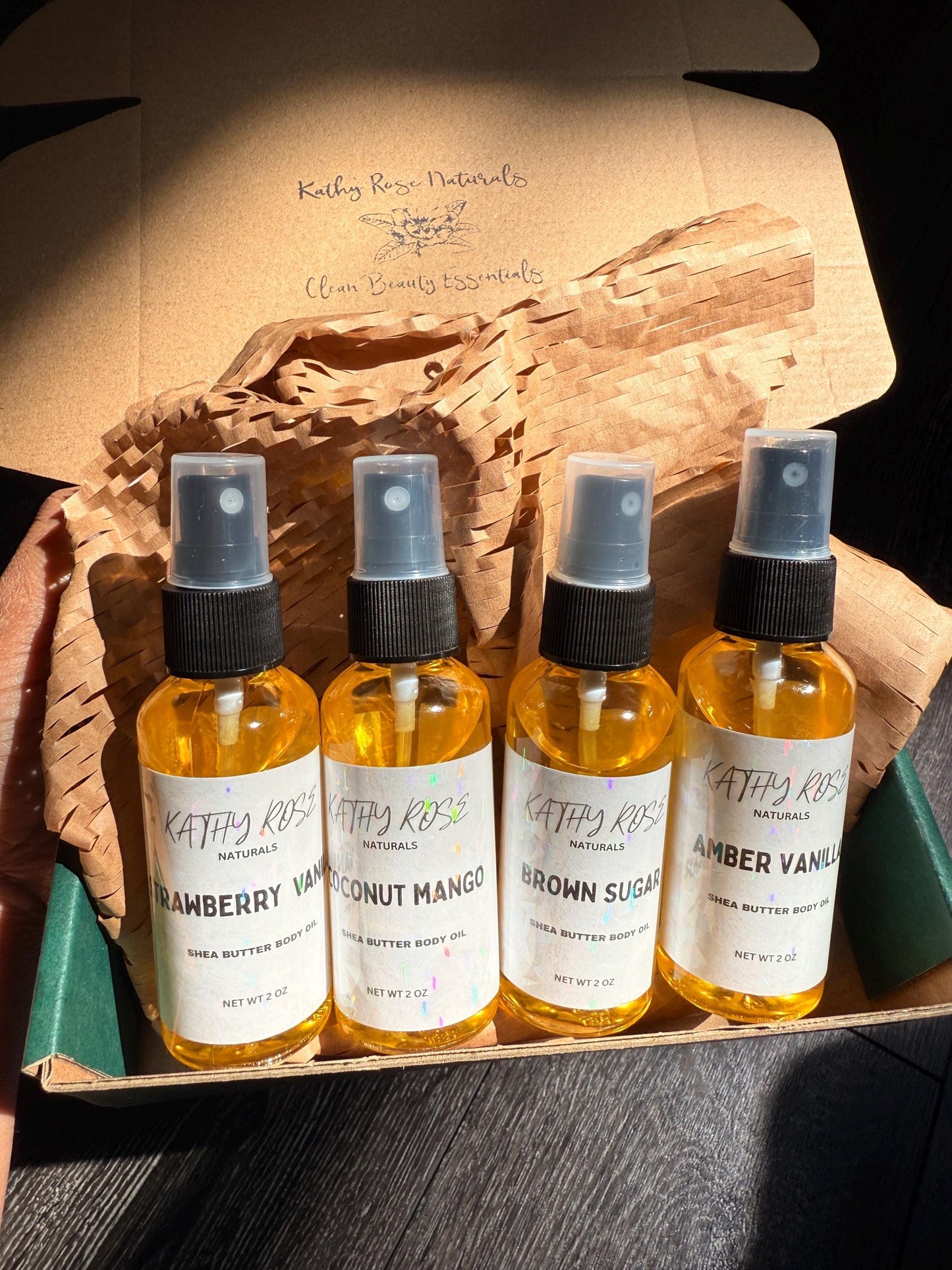 Shea Butter Body Oils, Shea Butter & Self-Care Kit