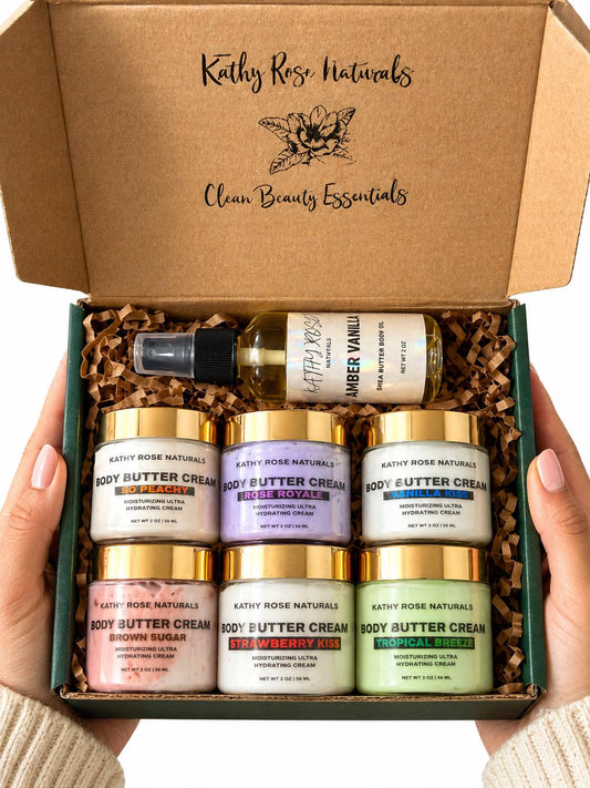 Luxury Body Butter Cream Kit, Hydrating Body Cream Set