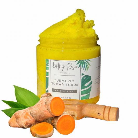 Turmeric Face & Body Exfoliating Scrub - KathyRoseNaturals
