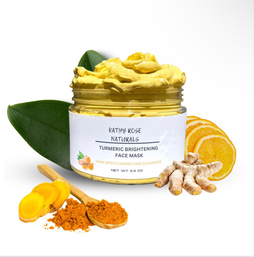 Turmeric Brightening Face Mask - KathyRoseNaturals