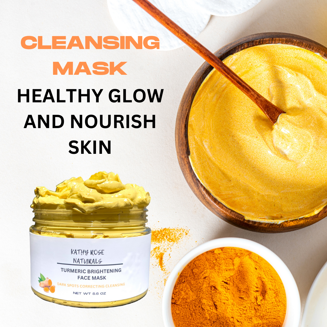 Turmeric Brightening Face Mask - KathyRoseNaturals